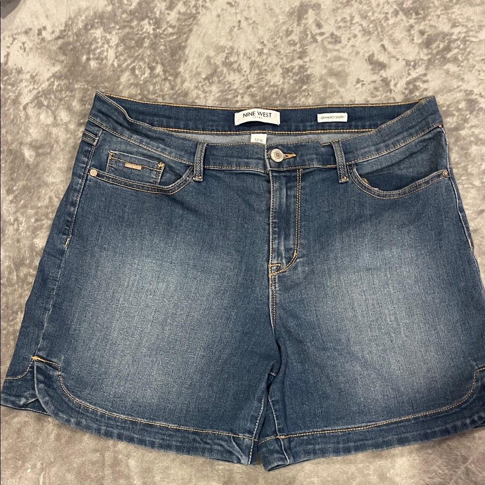 Nine West Women's Denim Blue Jean Shorts